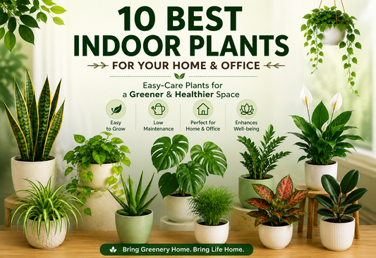 “10 Best Indoor Plants for Home & Office | Easy-Care Plants for a Greener Space”
