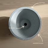 Handmade Terracotta Stone Finish Indoor Planter