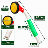 Pushkara Garden Shower Head for Plants, Hose End Water Sprayer Nozzle, Garden Hose Nozzle for Gentle Watering of Pots, Flowers, Lawn and Outdoor Plants